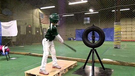 Baseball Practice Hitting Machine Brute Force Tire Tee™ Youtube