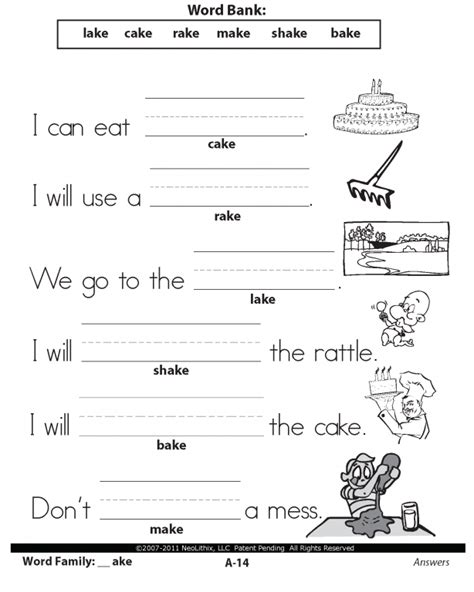 Free Printable Worksheets For 1st Grade Language Arts
