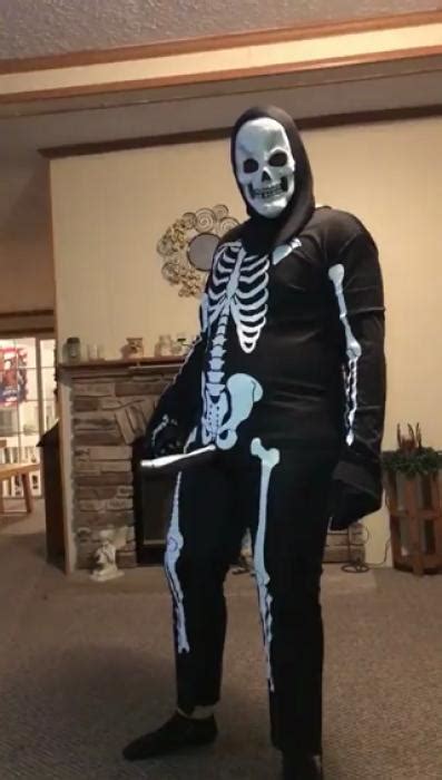 Skeleton Boner Costume Wow Video Ebaums World