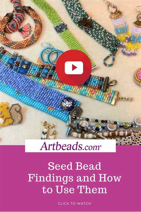 How To Use Seed Bead Findings Video Seed Bead Projects Beaded