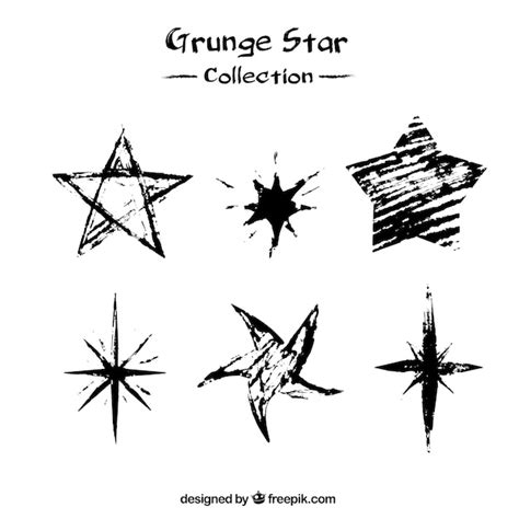 Grunge Stars Svg