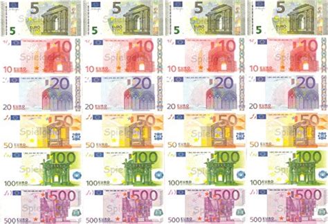 Le immagini delle banconote in euro possono essere. 5 Spielgeld - Produkte vergleichen und sparen - Juli 2019