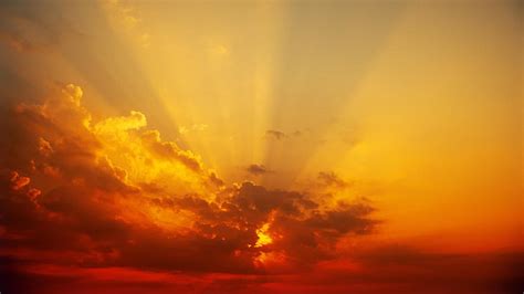 1080x2340px Free Download Hd Wallpaper Sunset Sun Rays Clouds