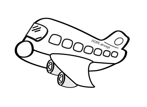 Airplane Drawing Pictures