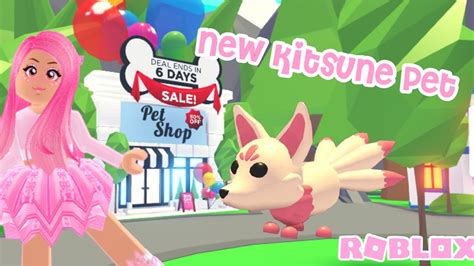 New Kitsune Pet In Adopt Me Roblox Youtube