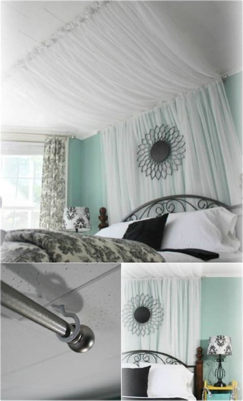 The pillars of your diy canopy should have ledges that you can use to fasten your canvas to. Sleep in Absolute Luxury with these 23 Gorgeous DIY Bed Canopy Projects - DIY & Crafts