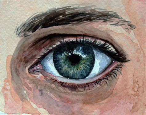Step By Step How To Paint An Eye With Watercolor Watercolor Eyes