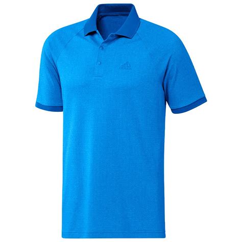 Adidas Gents Jacquard Primegreen Polo Shirt Blue Rush White Irish