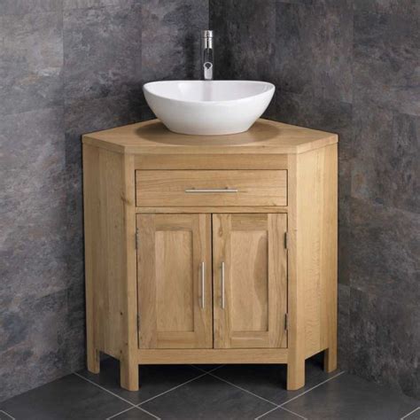 Large Corner Cabinet Large Oval Bathroom Basin Double Door Oak
