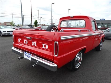 Candy Apple Red 1966 Ford F 100 Looks Good Enough To Eat Ford
