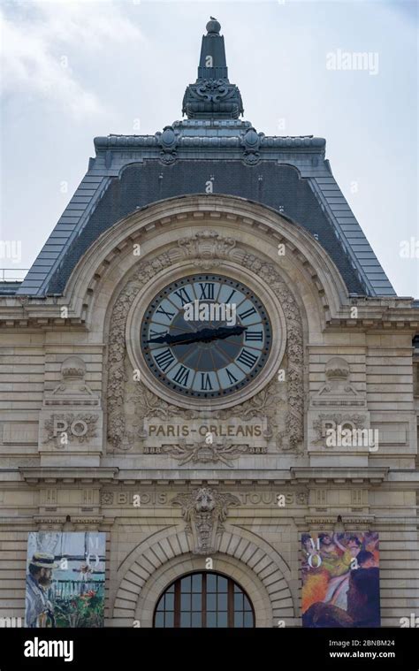 Facade Of The Musée Dorsay Famous Museum With Major European Art