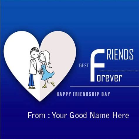 The first sunday of august brings friendship day; happy friendship day wishes images with name editor