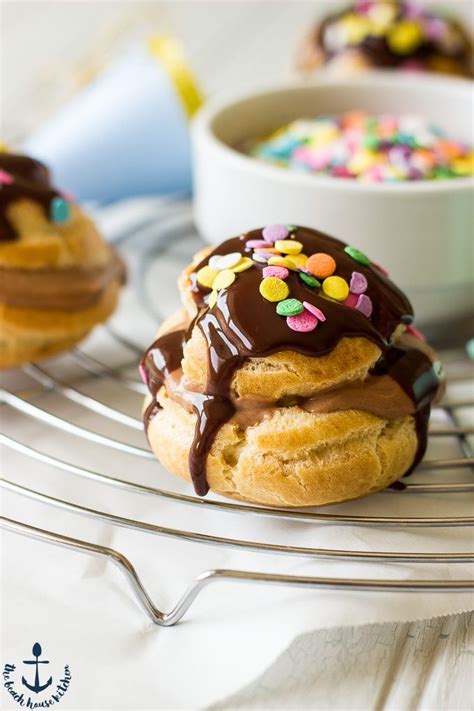 Nutella Filled Cream Puffs