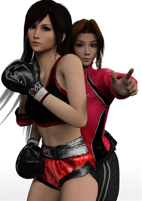 Tifa Lockheart And Aerith Gainsborough On G2f By Gravureboxing On Deviantart
