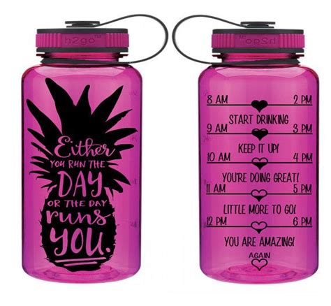 One Of A Kind Water Intake Bottle Pineapple Quote Encouragingbpa Free