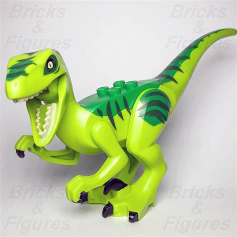 Jurassic World Lego Green Raptor Dinosaur Dino Fallen Kingdom Genuine Bricks And Figures