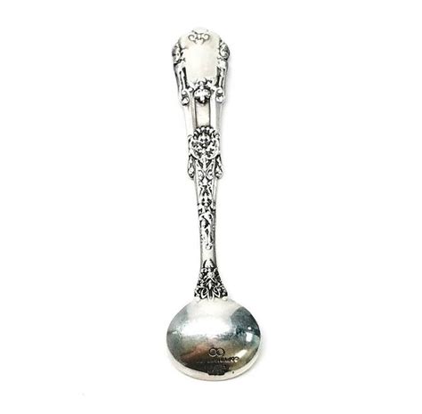 Gorham Coligni Sterling Silver Salt Spoon No Monogram At 1stdibs
