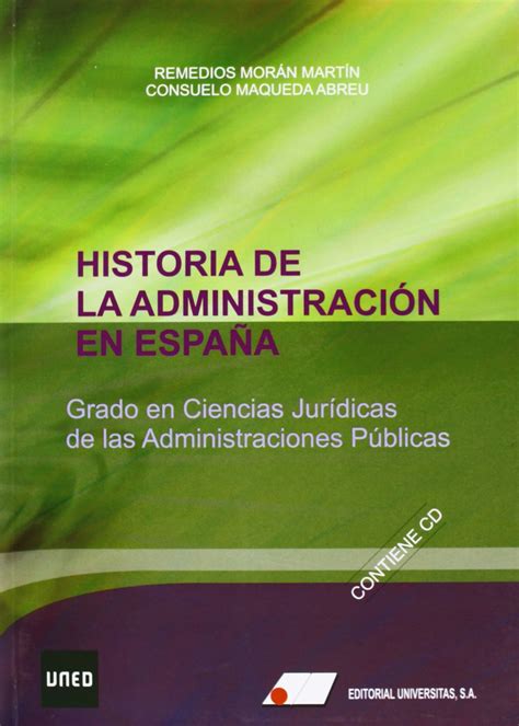 Historia De La AdministraciÓn En EspaÑa Grado En Ciencias JurÍdicas De