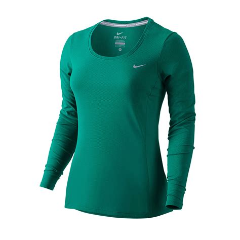 Nike Womens Dri Fit Long Sleeve Running Shirt