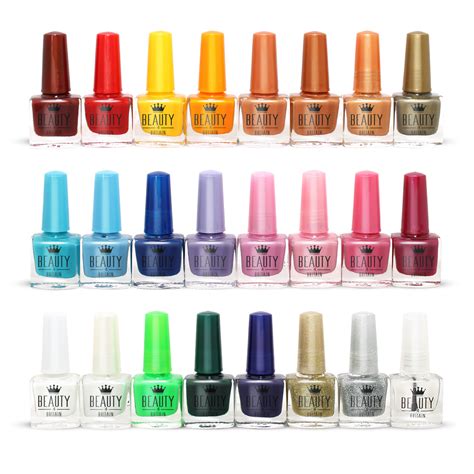 24 X Nail Polish Varnish Set A 24 Different Colours The Best T Uk