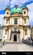 Vienna, Austria. The Peterskirche ( St. Peters Church ) Baroque Roman ...