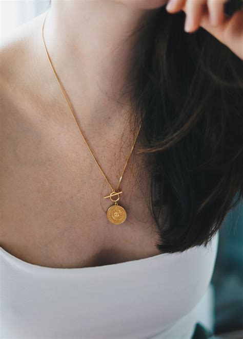 Bruna The Label Gold Necklace Handcrafted Jewellery Dainty Aesthetic