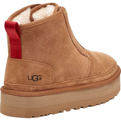 ugg neumel platform suede zip boot women s footwear
