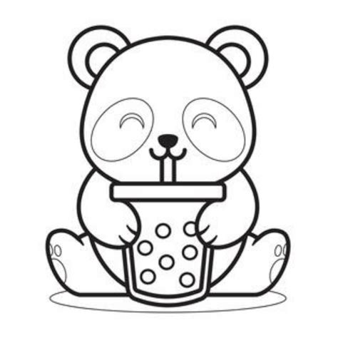 40 Desenhos De Urso Panda Kawaii Para Colorir Lindos E Fofos