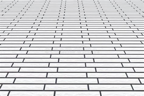 Outdoor White Stone Tile Floor Seamless Background Stock Photo Image