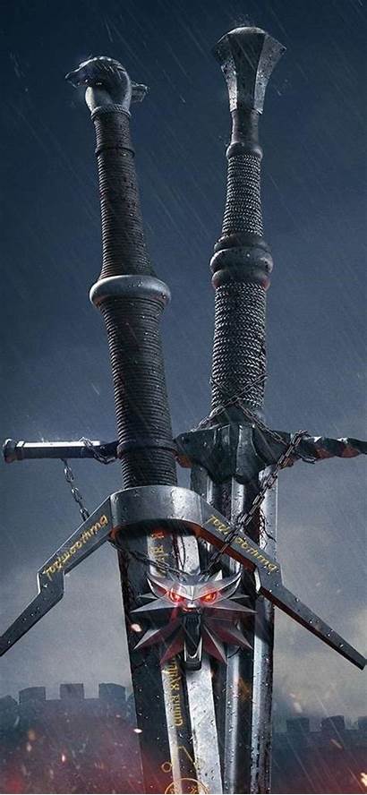 Witcher Sword Wallpapers Iphone Games Xbox Xs