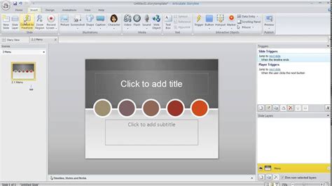 Articulate Storyline Tutorial Creating And Using Slide Templates Youtube