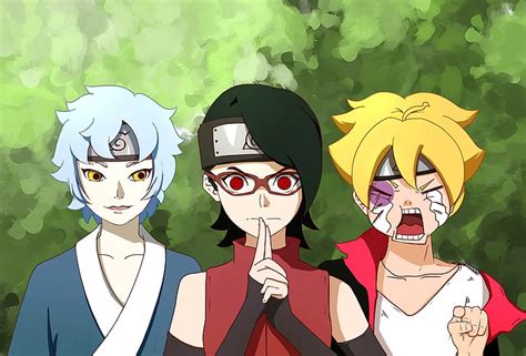 Mitsuki Boruto Sarada Boruto Personagens Animes Borut