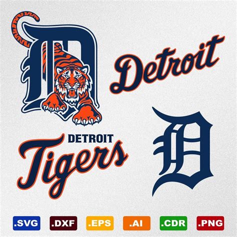 Detroit Tigers Logo Vector At Vectorified Com Collection Of Detroit