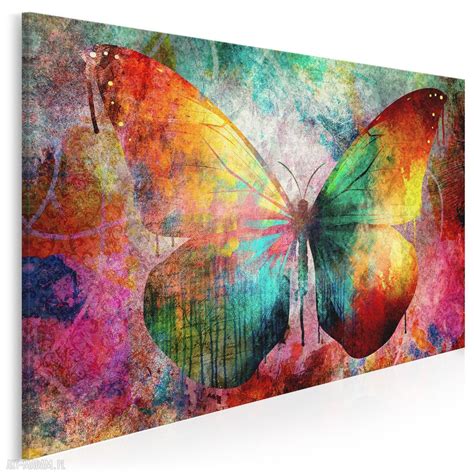 Obraz Na Płótnie Motyl Kolorowy 120x80 Cm ღ Art Madampl