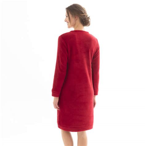 Existe en maille polaire, pur coton ou satin, avec col châle pour un look at home plus stylé. Robe Duo à croquer | Françoise Saget