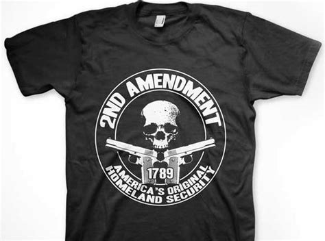 2nd Amendment Double Sided T Shirt And Motorcycle Shirts