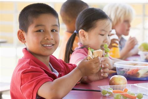 Kindergarten Children Eating Lunch The Pulse