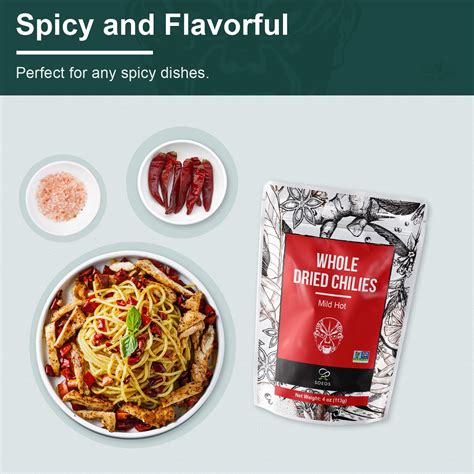 Buy Soeos Szechuan Dried Chili 1 Lb Mild Spicy Natural And Premium
