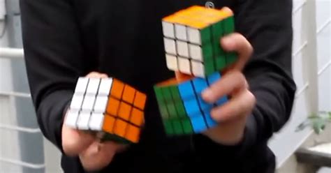 Guy Casually Solves Three Rubiks Cubes While Juggling Huffpost Uk Tech