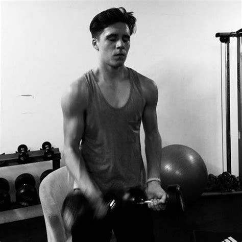 Brooklyn Beckham Sends Instagram Into Meltdown With His Bulging Biceps