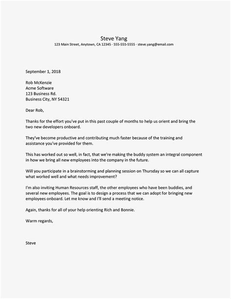 3 Sample Formal Employee Recognition Letters