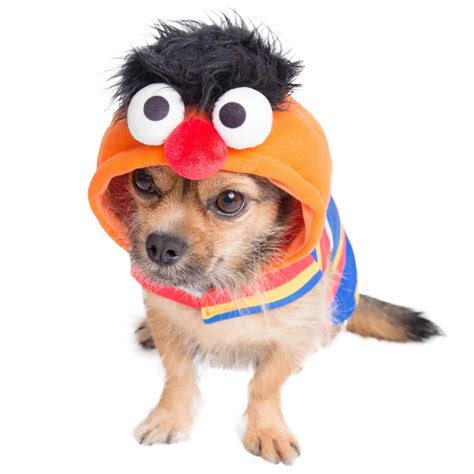 Pet Krewe Sesame Street Ernie Dog Hoodie Black Owned