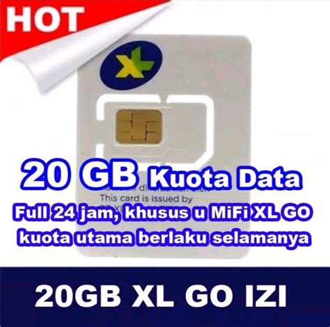 Bandingkan paket internet xl murah oktober 2020 ! Jual PERDANA XL GO IZI 20GB KUOTA REGULER 24 JAM I MIFI XL ...