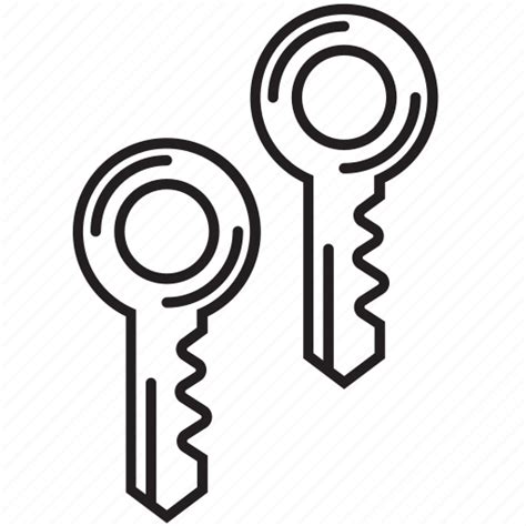 Hotel Key Room Key Keys Lock Secure Protection Icon Download On