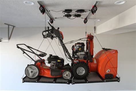Overhead Garage Storage Lift System — Madison Art Center Design