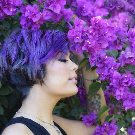 25 Dark Purple Hair Ideas That Will Tease And Splash Dark Purple Hair