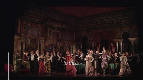 Open Curtain Scene Change La Traviata Youtube