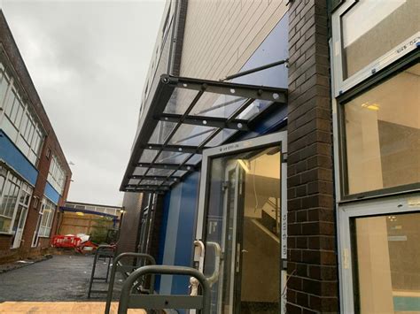 Valentine Primary School Entrance Canopies Able Canopies Ltd