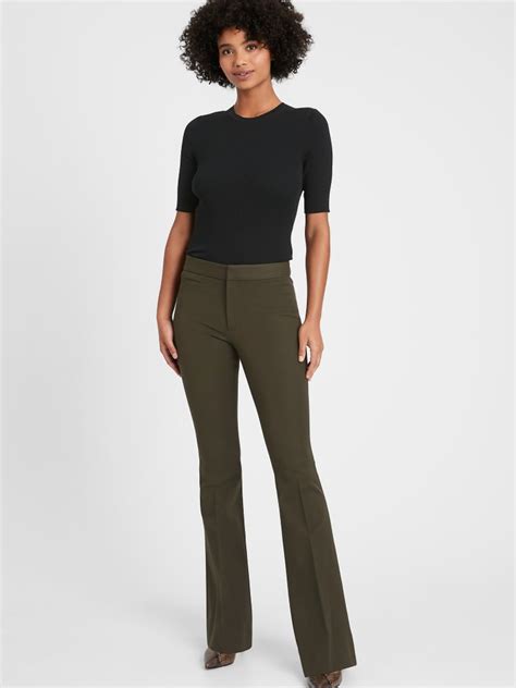 Banana Republic High Rise Flare Sloan Pant Best Womens Pants From