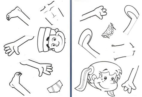 preschoolers coloring pages   human body   preschoolers coloring pages
